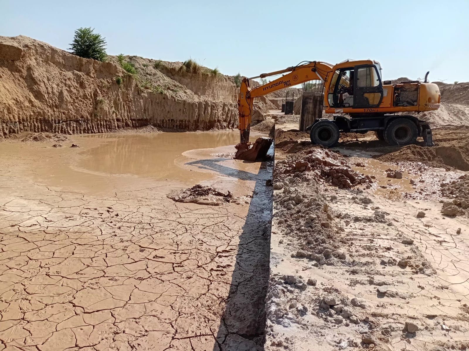 Lake construction
